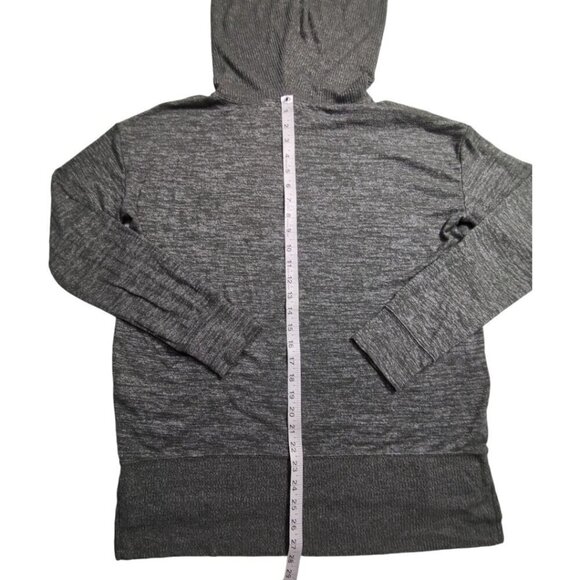 Gap Sweater Softspun Cowl-Neck Brushed Soft Baby Tweed Turtleneck Green Womens L - Picture 7 of 10